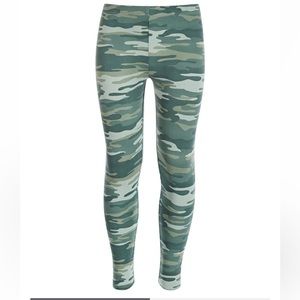 Camo print little girls leggings